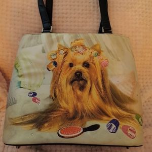 Yorkie picture handbag
